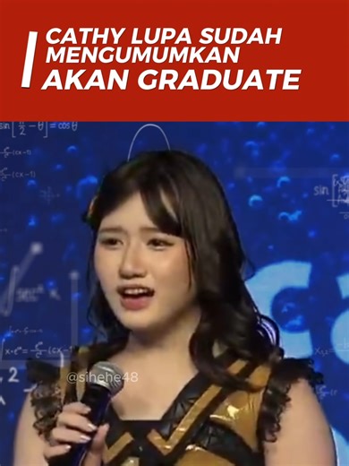 Cathy JKT48 Lupa Umumkan Grad?