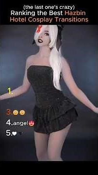 ranking the best hazbin hotel cosplay transitions #cosplay