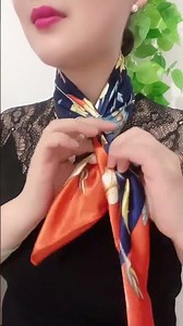 The Chicest Way to Wear a Silk Scarf This Season​#ScarfStyling #ChicFashion