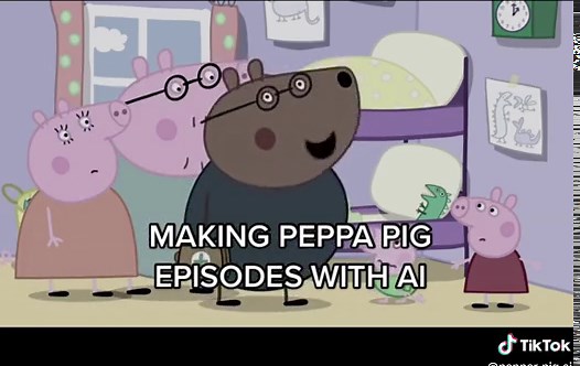 #pepperpigai #ai #foryoupage #posessed #george #pepperpig #tiktok #goviral