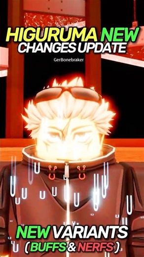 JJS HIGURUMA NEW MOVES from NEW UPDATE #jujutsushenanigans #jjs #roblox #shenanigans #jjk #anime