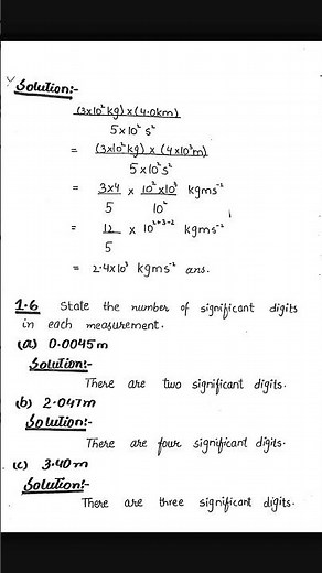 Chapter 1 Physical Quantities And Measurements Numericals Class 9 New Book Physics