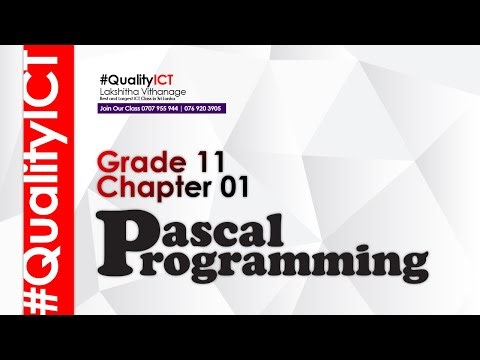 G11 | Programming | Day 02 | #qualityict | Lakshitha Vithanage