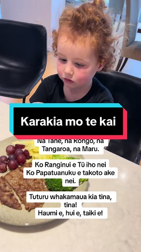 Traditional Maori Song - Karakia mo te Kai