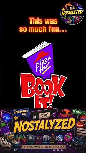 The Pizza Hut BOOK IT! Program Was Peak 90s Childhood 🍕#shorts #trending #viral #nostalgia #fyp