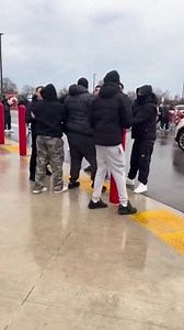 Brantford Costco fight in parking lot over Pokemon cards.  A moment before...