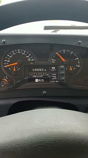 Blue Bird Vision propane start up with new cluster