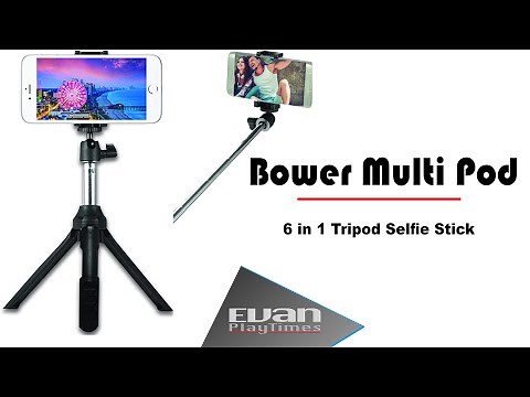 Bower | Multi Pod | 6-in-1 Tripod Selfie Stick
