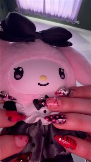 ASMR Tapping on My Melody with nails 💅