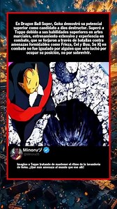 En Dragon Ball Super, Goku demostró su potencial superior como candidato a dios ...