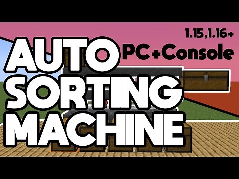 Automatic Item Sorting System 1.19 | Vanilla Minecraft 1.19 Automatic Sorting System Tutorial