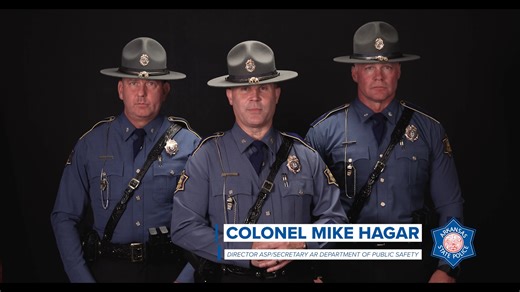 The first of a series of videos in the YOUR ARKANSAS STATE POLICE campaign features ASP’s leadership philosophy and mission. During the coming weeks, ASP will use in-house resources to highlight critical services and resources being provided by different divisions, advancing ASP’s mission to serve and protect. “We are funded by your tax dollars. We work for you. We are Your Arkansas State Police,” ASP Colonel Mike Hagar said. https://www.dps.arkansas.gov/law-enforcement/arkansas-state-police/you