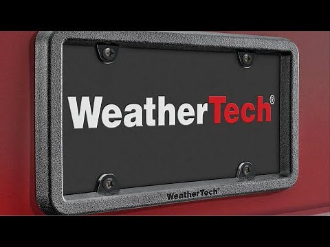 WeatherTech License Plate Frames: Up-Close Look