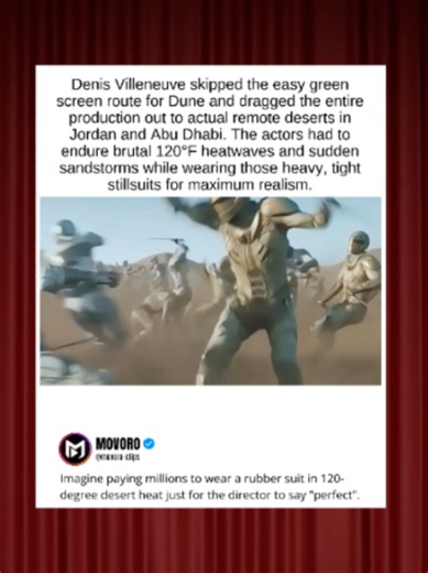 Why Dune Looks So Realistic #movies #behindthescenes #moviefacts | dune