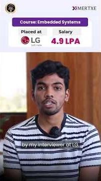 Top Embedded Course in Bangalore | Raghu S Shares His Success with Emertxe