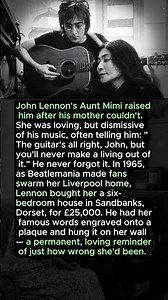 She Told John Lennon The Guitar Would Never Pay His Bills — He Bought Her A Mansion #shorts #live