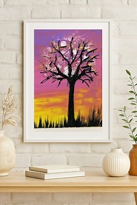 Satisfying acrylic paintings😊 #art #painting #creative #reels #satisfying | Creative Art & Craft Ideas