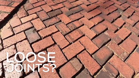 DOMINATOR Polymeric Sand with Revolutionary Ceramic Flex Technology for Joints up to 4”, Haze-Free Professional Grade Results (1 Pound, Camel Brown)