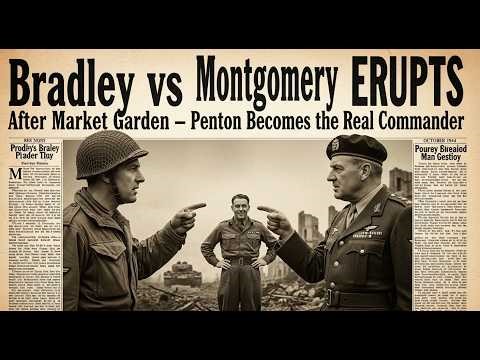 Bradley vs Montgomery ERUPTS After Market Garden — Patton Becomes the Real Commander