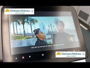 ベトナム航空 機内安全ビデオ 前後の広告 Vietnam Airlines Emergency Safety Video and ADs