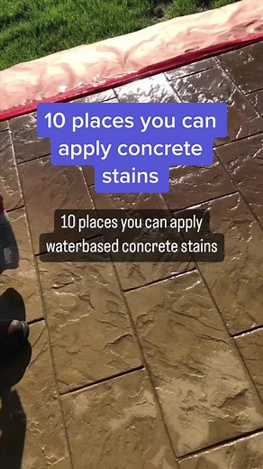 #classiccoatings #waterbasedstain #concretestain #sealedconcrete #concretelife #decorativeconcrete #concretedecor #stainedconcrete #concretesealer