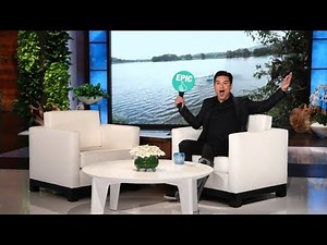 Mario Lopez Plays 'Epic or Fail' with Ellen's Audience