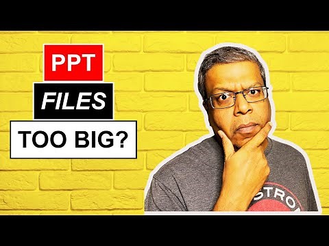 Why is My PowerPoint File Size So Large? Find Elements & Objects and Reduce the Size