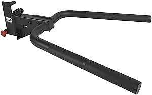 Valor Fitness Dip Attachment for Power Rack - Y-Shaped Dip Bar for 3"x3" Power Cages - Dip Bar Attachments for Home Gym - Heavy Duty Power Rack Attachments - Accessories for Strength Training