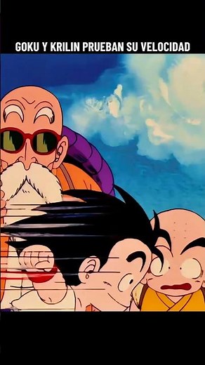 Goku and Krillin show off their skills to Master Roshi #dragonball #dragonballsuper #goku #dbs #dbz