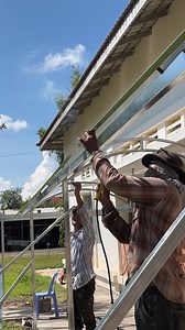 13K views · 115 reactions | Curved steel roof installation project techniques, making curved steel roofs | Cooking Foods Srey Pov Natural life | Facebook