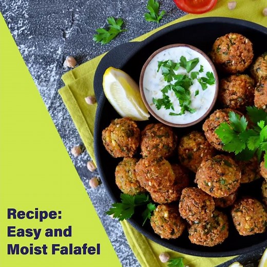 Super Moist Vegan Falafel Recipe