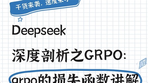 Deepseek深度剖析之GRPO：grpo的损失函数讲解