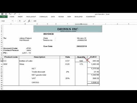 How to check a purchase invoice