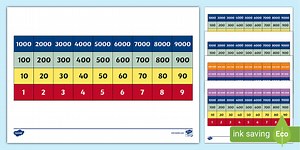 Gattegno Chart Place Value Pack