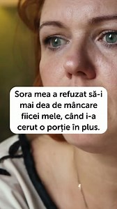 255K views · 2.6K reactions | O femeie a chemat toți membrii familiei acasă pentru o cină în familie, dar când nepoata ei a cerut o porție de mâncare în plus, a refuzat-o. Ce fel de gazdă să fii să refuzi pofta unui adolescent lihnit? --https://bit.ly/3yZOeAj | Qbebe | Facebook