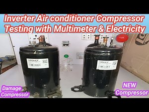 Inverter AC Compressors Test With PCB Connect and Meter | Inverter AC Pcb Class 2