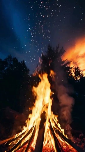 Natural Campfire Sounds