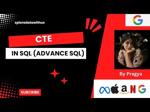CTE in SQL | By Pragya Rathi | Crack Product Based