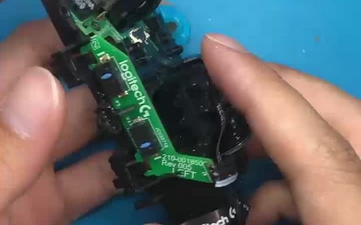 GPW一代更换侧键微动，鼠标侧键失灵维修，侧键连击断触没反应维修