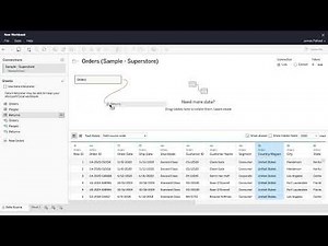 Connecting Tableau to Excel