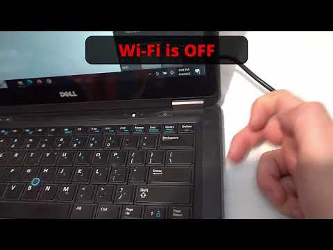 How to enable Wi-Fi (Dell Latitude E7440 laptop, Switch on Right side)