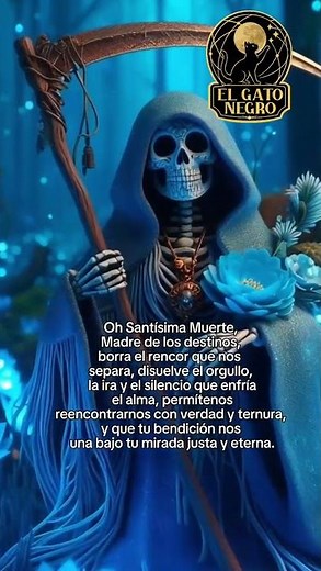 Santa Muerte azul, que la paz siempre este entre nosotros. 🙏💀