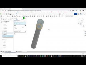 Onshape Hinge Creation, Assembly and Animation