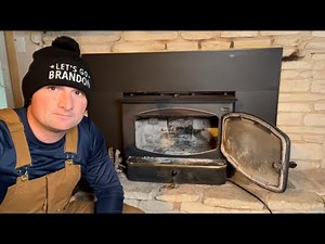 Winter storm Elliott. Avalon Olympic wood burning stove insert. Basic wood stove operation.