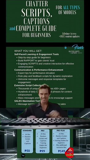 OF Chatter Scripts Provider on TikTok