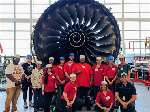 Southern Illinois Aviation Maintenance Students Tour Delta TechOps Global Headquarters in Atlanta