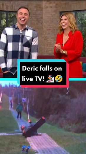 Deric Ireland Snowboarding Blooper on Live TV
