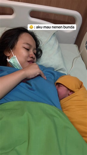 Bayi umur 1 hari nyari nenen bunda nya #newbornbaby #bayilucu #bayigemestiktok #kidsoftiktok #fyp