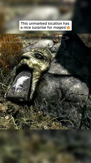 This unmarked location has a nice surprise for mages!