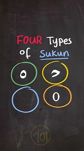 FOUR TYPE of sukun in the Quran? #quran #learnquran #tajweed #learntajweed #arabic101 #reels #shorts | Arabic101
